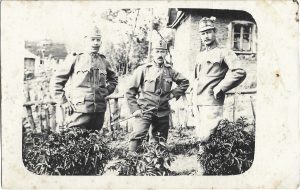 Caporal Szabó Géza de pe lângă Statul-Major al Diviziei 38 Infanterie austro-ungare, recrutată din Transilvania, Galiția, Feldpost 232