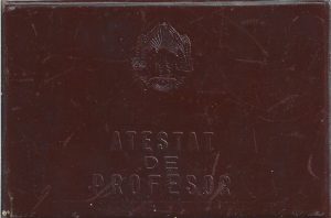 Atestat de profesor în specialitatea pedagogie și psihologie, profesor Alexandru Trifu, 1967