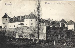 Vedere din Făgăraș, Fogaras Vár, Editura Adler és Fia, Brașov, 1918, circulată Lipova