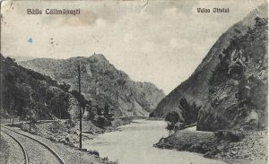 Băile Călimănești, Valea Oltului, carte poștală circulată Făgăraș