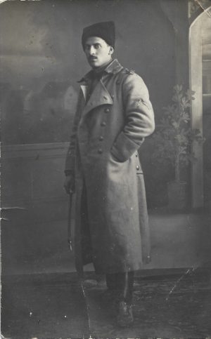 Ofițer român, 1917, Bârlad, Primul Război Mondial