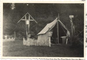 Tabăra cercetașilor din cohorta N Bălcescu la Jamboreea de la Brașov, 1936