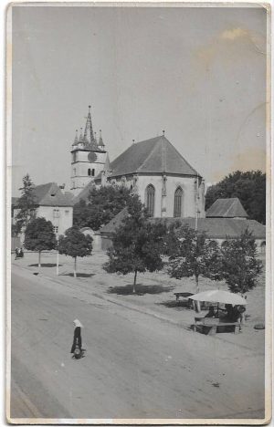 Biserica ev C A din Sebeș Alba, carte poștală