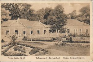 Băile Felix, cafeneaua și vila direcțiunii, carte poștală