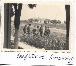 Ofițeri români la Șirokine, Frontul de Est, 1942