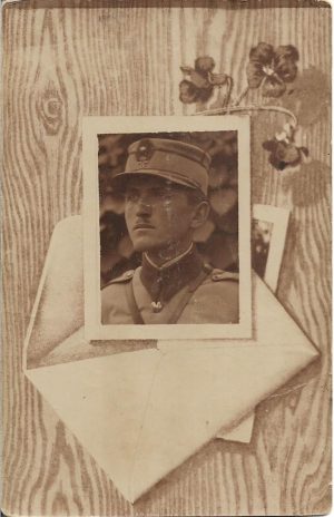 Ofițer român, 1922, Cilibia, județul Buzău