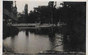 București, Parcul Cișmigiu, Monte Carlo, carte poștală