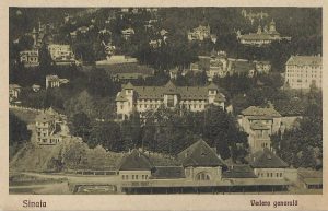 Sinaia, vedere generală, carte poștală