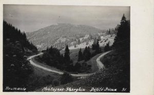Roumanie, Montagnes Gherghiu, Défilé Bicax/Bicaz, carte poștală