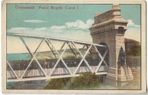Cernavodă, Podul Regele Carol I, carte poștală