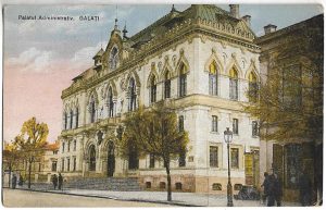 Galați, Palatul administrativ, carte poștală