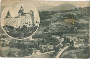 Bran, spre Sohodol, carte poștală