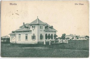 Movila, Vila Elisea, carte poștală