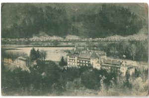 Băile Călimănești, vedere cu Hotelul Jantea, carte poștală