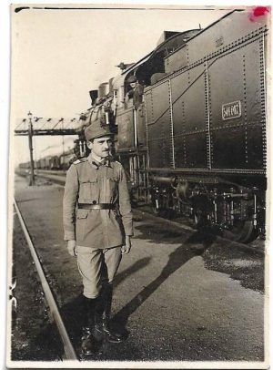 Locomotivă austro-ungară cu numărul 301.017 intrată în serviciul CFR după 1919, perioada interbelică