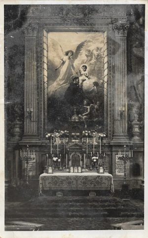 Interior, Biserica Sf Anton de Padova, Arad, carte poștală