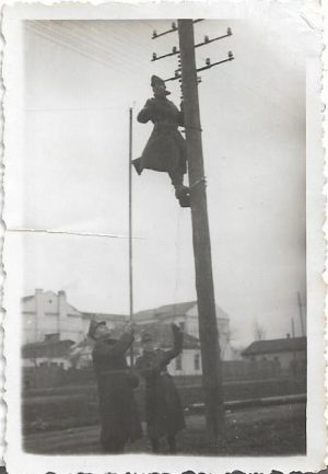 Careii Mari, Repararea unui circuit, Compania 1/Batalionul 54 Transmisiuni, trupe române, Al Doilea Război Mondial, octombrie-noiembrie 1944