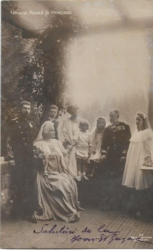 Familiile regală și princiară, carte poștală