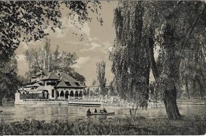 București, Vedere din Cișmigiu cu Monte Carlo, carte poștală