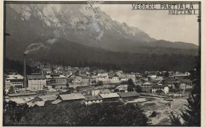 Bușteni, Vedere parțială, carte poștală