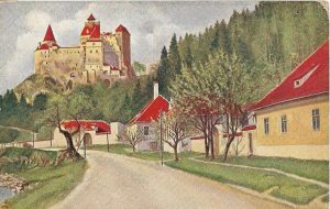 Bran, Castelul Bran, carte poștală