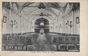 Jassy, Capela Notre Dame de Sion, carte poștală