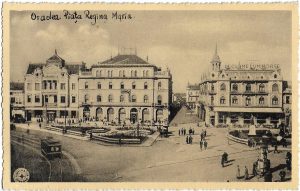 Oradea, Piața Regina Maria, carte poștală
