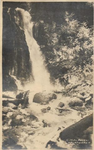 Bușteni, Cascada Urlătoarea, carte poștală