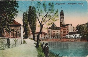 Nagyvárad, Kőrősparti részlet, carte poștală
