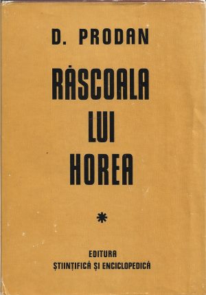 Răscoala lui Horea de David Prodan, volumul I, 1979