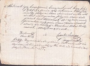 Act privitor la un împrumut de florini renani, 1853, Târgu Lăpuș, limba maghiară/Magyar nyelvű okirat, rajnai forint kölcsön, Magyarlapos, 1853