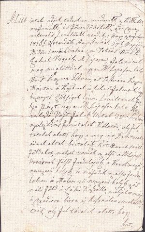 Act privitor la un împrumut de florini renani, 1816, Târgu Lăpuș, limba maghiară/Magyar nyelvű okirat, rajnai forint kölcsön, Magyarlapos, 1816