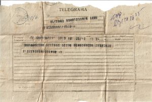 Cernăuți, lot de 11 telegrame, 1921