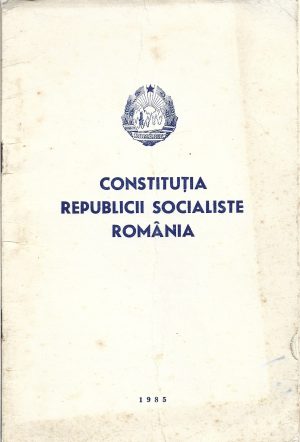 Constituția Republicii Socialiste România, 1985