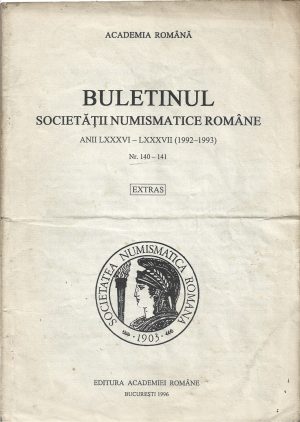 Izvoarele numismatice în opera cronicarului Nicolae Stoica de Hațeg, Extras din Buletinul Societății Numismatice Române, 140-141/1992-1993, 1996