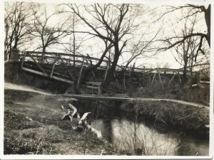 Pod peste râul Șercaia, 1930