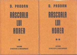 Răscoala lui Horea de David Prodan, volumul I și II, 1979