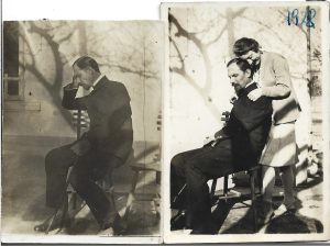 Constantin Bobulescu, preot, 1928, lot de 2 fotografii