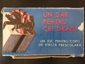 Un dar pentru cei dragi, un joc pentru copii de vârstă preșcolară, perioada comunistă