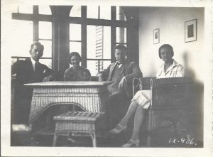 Lucian Blaga, Cornelia Blaga născută Brediceanu și Cassius Dobrin la Lugoj, 1926