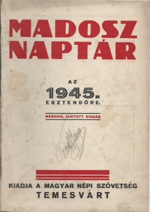 MADOSZ naptár az 1945 esztendőre, Timișoara