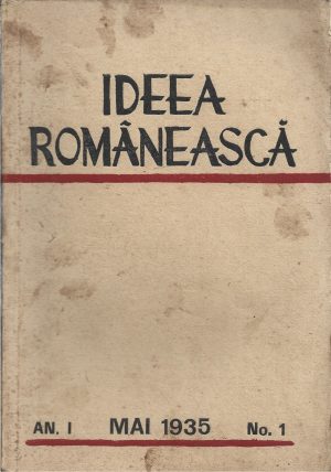 Ideea românească, numărul I, anul I, 1935