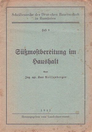 Süssmostbereitung im Haushalt, 1942, Sibiu