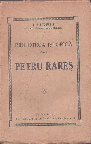 Petru Rareș de I Ursu, 1923
