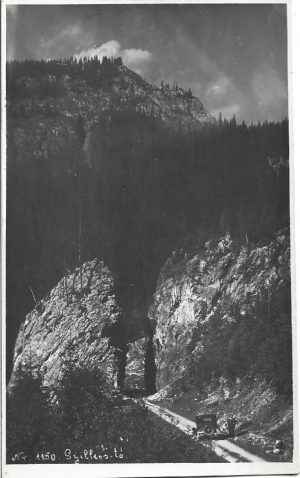 Gilkos-tó, foto Puskás, Brașov, carte poștală