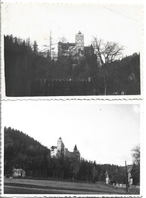 Castelul Bran, perioada interbelică, lot 2 fotografii