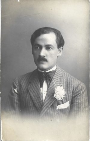 Portret de bărbat, 1916, studio Buzdugan