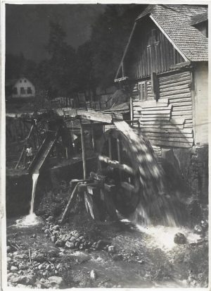 Moară de apă, Poiana Țapului, 1935