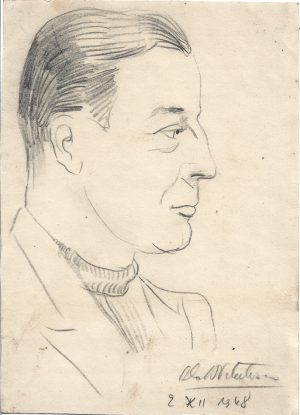 Portret semnat, 1948, România