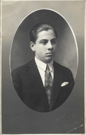 Portret de bărbat, 1928, Chișinău, Basarabia